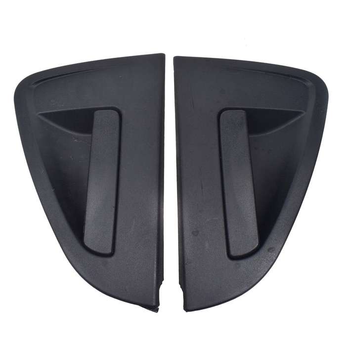 Rear Left &amp; Right Exterior Door Handles Black 2PCS For Chevrolet Spark 2013-2015