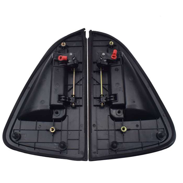 Rear Left &amp; Right Exterior Door Handles Black 2PCS For Chevrolet Spark 2013-2015