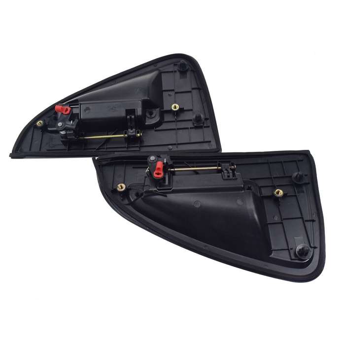 Rear Left &amp; Right Exterior Door Handles Black 2PCS For Chevrolet Spark 2013-2015