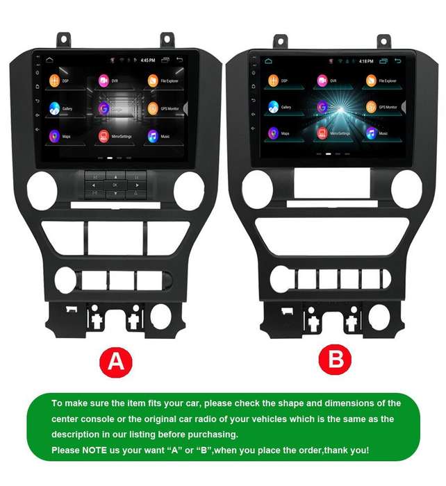 For Ford Mustang 2014-2021 Touchscreen Navigation GPS Autoradio BT CarPlay DAB+