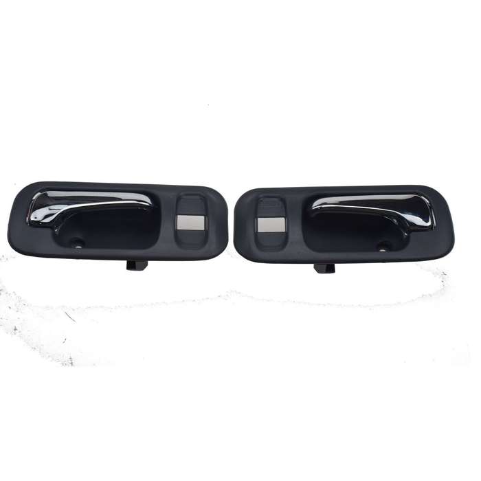 Left &amp; Right Chrome Inside Door Handles Gray Pair For Honda CR-V Odyssey
