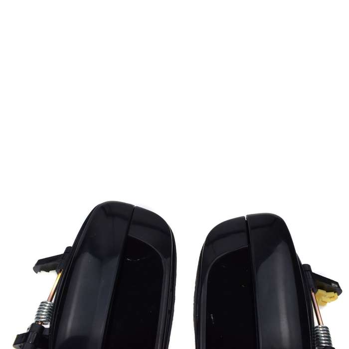 Rear Left &amp; Right Black Outer Door Handles For 2001-2005 Hyundai Elantra Smooth