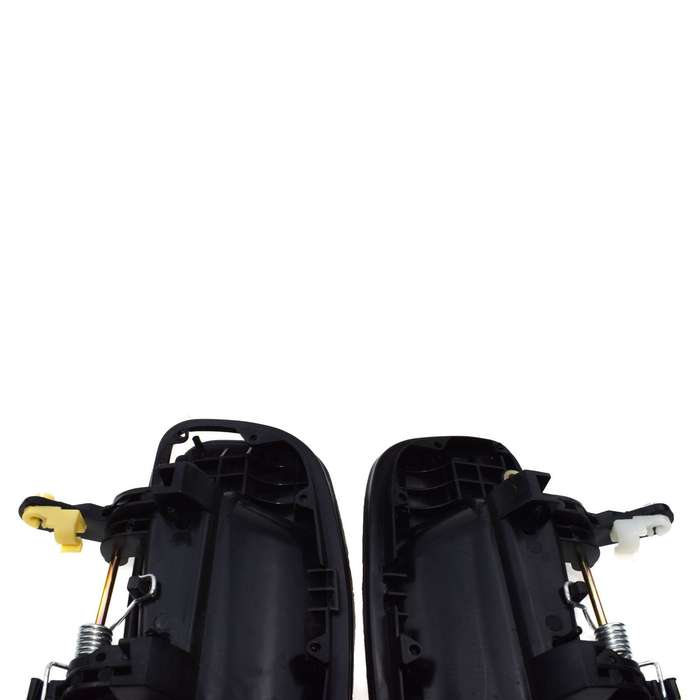 Rear Left &amp; Right Black Outer Door Handles For 2001-2005 Hyundai Elantra Smooth