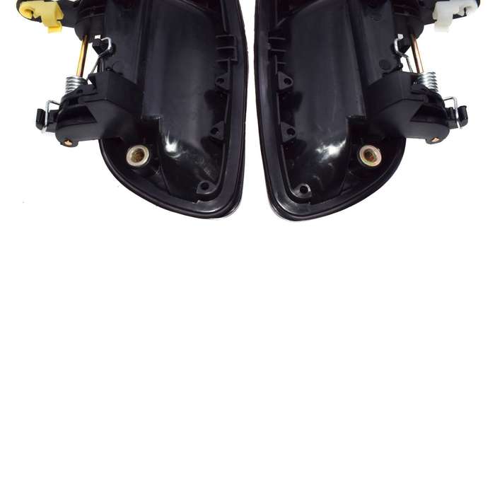 Rear Left &amp; Right Black Outer Door Handles For 2001-2005 Hyundai Elantra Smooth