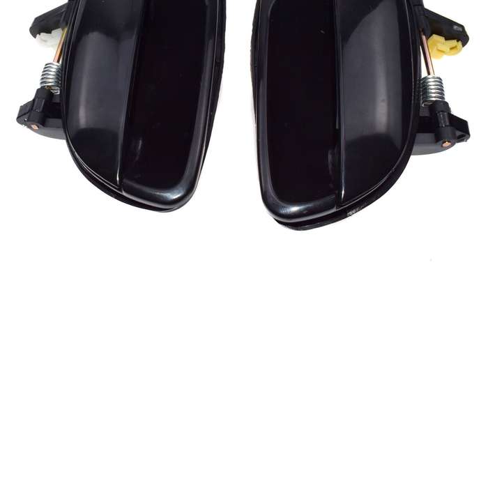 Rear Left &amp; Right Black Outer Door Handles For 2001-2005 Hyundai Elantra Smooth