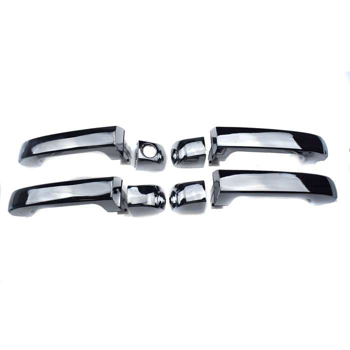Chrome Exterior Door Handle Set Of 4 FL FR RL RR For Hyundai Veracruz 2007-2012