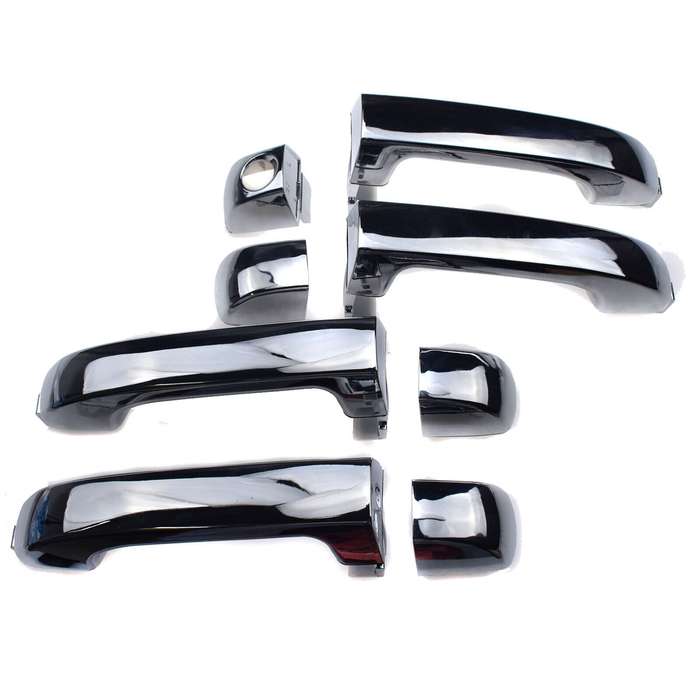 Chrome Exterior Door Handle Set Of 4 FL FR RL RR For Hyundai Veracruz 2007-2012