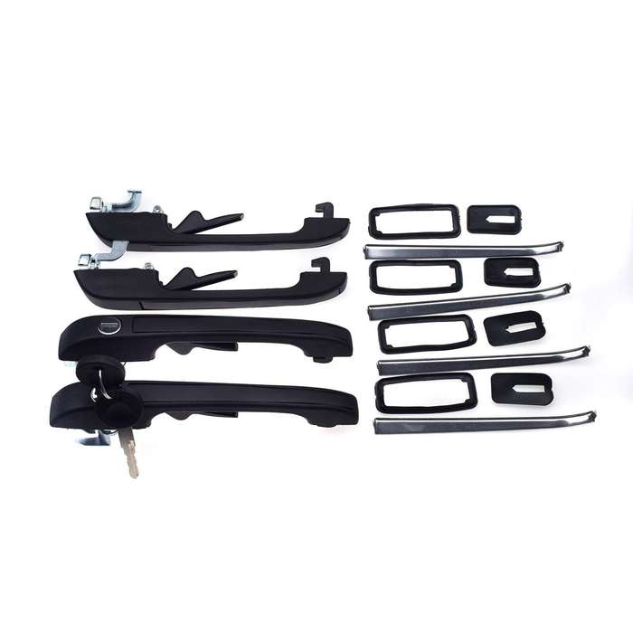 For VW Golf Jetta Rabbit Scirocco Exterior Outer Door Handles 4PCS FL FR RL RR