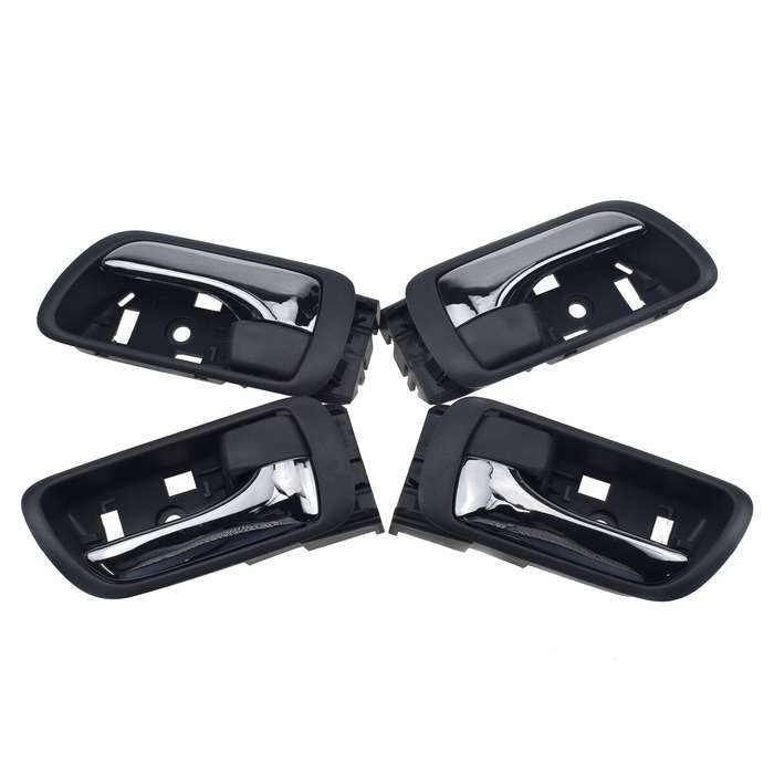 4PCS Door Handles Inside Chrome FL FR RL RR For Toyota Camry 2002-2006