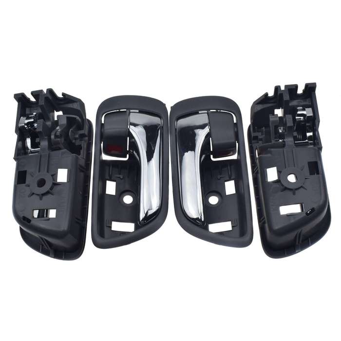 4PCS Door Handles Inside Chrome FL FR RL RR For Toyota Camry 2002-2006