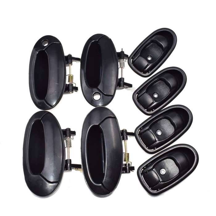 8Pcs Black Outside Black Inside Door Handle For Hyundai Elantra 8261029002LG New