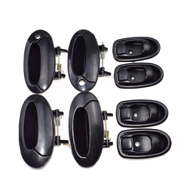 8Pcs Black Outside Black Inside Door Handle For Hyundai Elantra 8261029002LG New