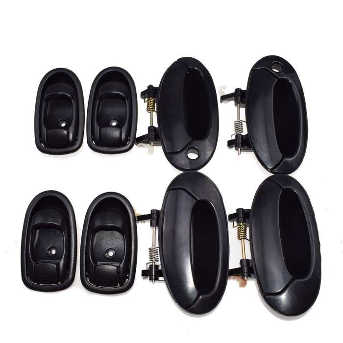 8Pcs Black Outside Black Inside Door Handle For Hyundai Elantra 8261029002LG New