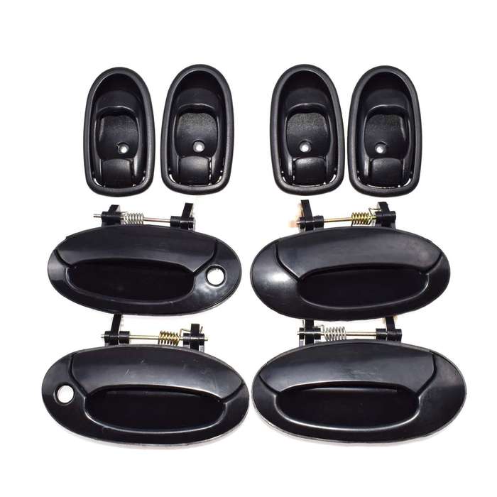 8Pcs Black Outside Black Inside Door Handle For Hyundai Elantra 8261029002LG New
