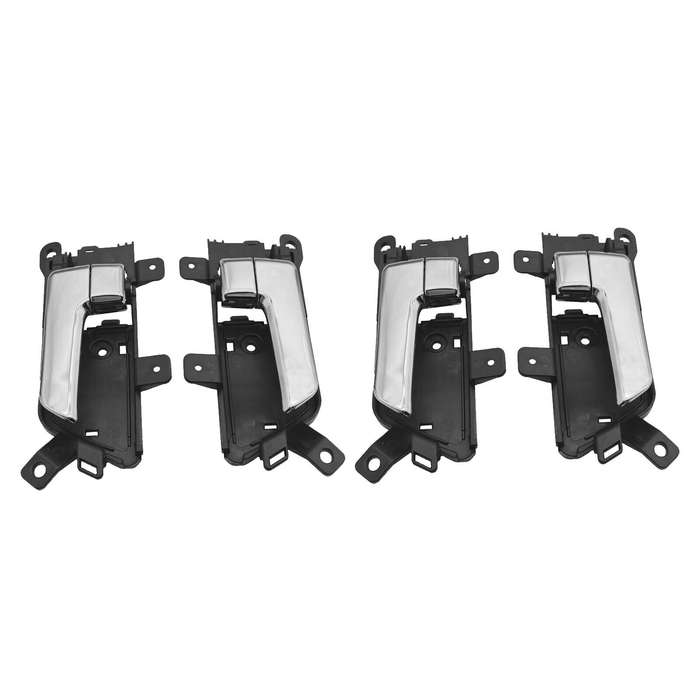 Set of 4 Interior Door Handles Chrome FL FR RL RR For Kia Borrego 2009-2011