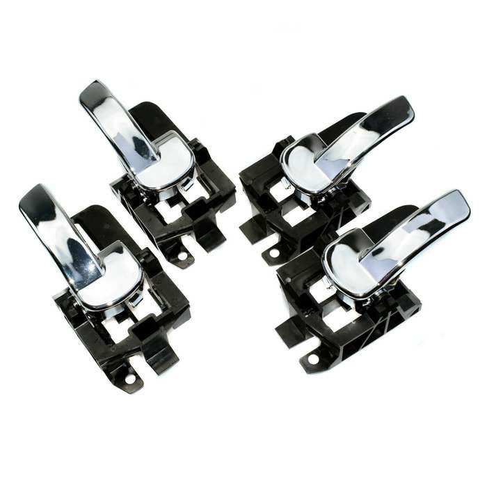 4PCS Left &amp; Right Inside Interior Door Handles For Nissan Qashqai 2007-2013