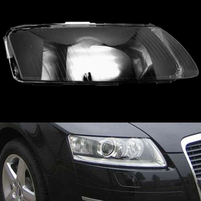 Right Side Headlight Headlamp Clear Lens Cover Shell For Audi A6L 2006-2011