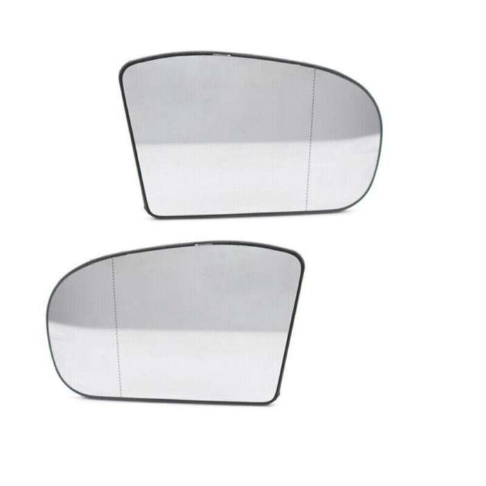 Pair Heated Side Wing Mirror Glass For Mercedes-Benz E/C-Class W211 W203 2001-07