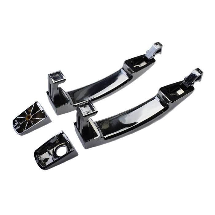 Chrome Exterior Door Handle 2PCS Front Left &amp; Right For Chevrolet Aveo 2007-2009