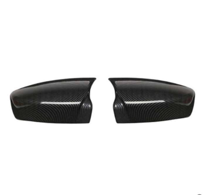 For Mazda 6 Atenza 2018-2021 Carbon Fiber Horn Side Rear View Mirror Cover Trim