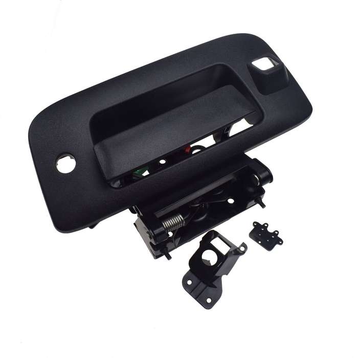 Tailgate Handle &amp; Bezel Trim &amp; Lock 22755304 For Chevrolet Silverado GMC Sierra