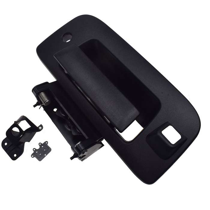 Tailgate Handle &amp; Bezel Trim &amp; Lock 22755304 For Chevrolet Silverado GMC Sierra