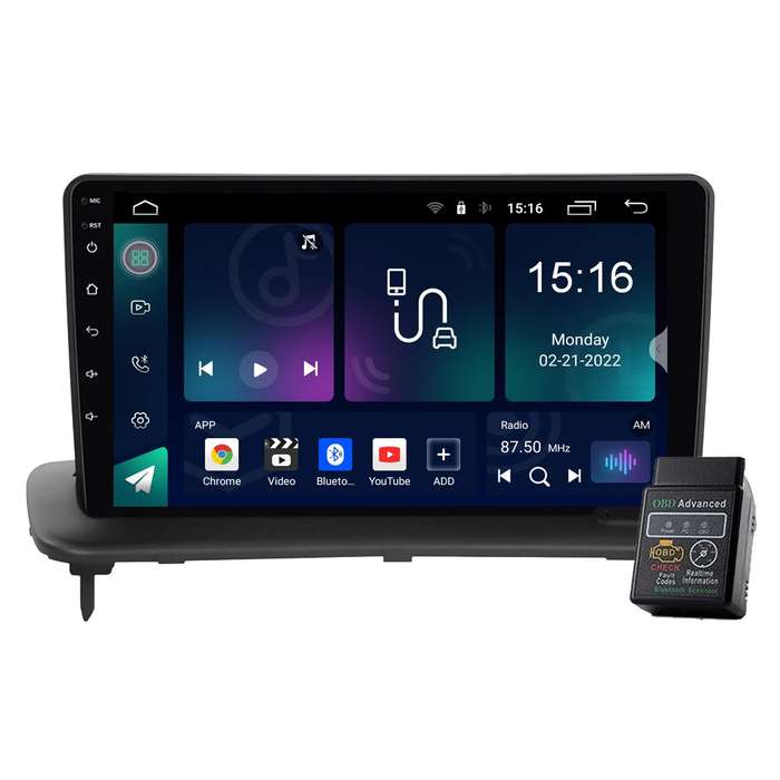 Android 12 Car Video Wireless CarPlay Radio Stereo For Volvo S40 C30 C70 2004-13