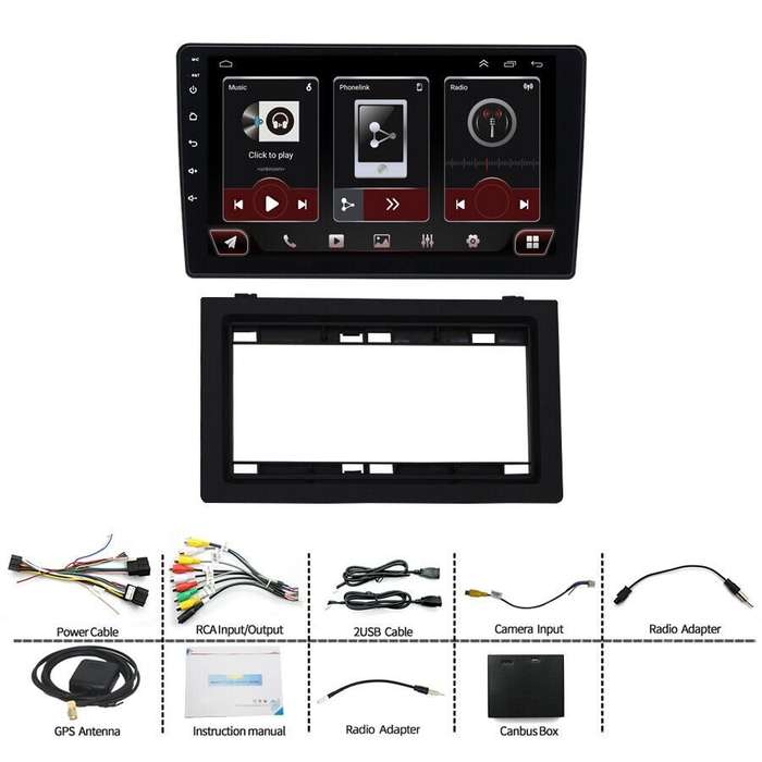 9" 8-Kern 64GB BT Android Auto CarPlay For SAAB 9-3 2007-2011 GPS DAB+ Autoradio