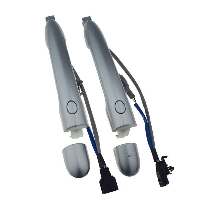 Front LH &amp; RH Exterior Silver Door Handle w/ Inductance For Renault Koleos 09-18