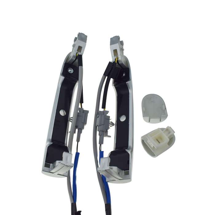 Front LH &amp; RH Exterior Silver Door Handle w/ Inductance For Renault Koleos 09-18