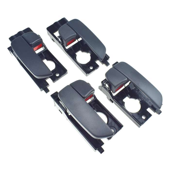 Set of 4 Interior Door Handles Gray FL FR RL RR For Hyundai Accent 2006-2011