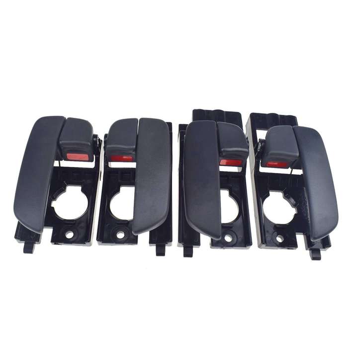 Set of 4 Interior Door Handles Gray FL FR RL RR For Hyundai Accent 2006-2011