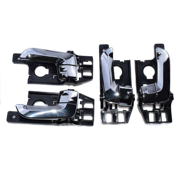 4Pcs Interior Door Handles Chrome Left &amp; Right Side For Kia Sportage 2005-2010