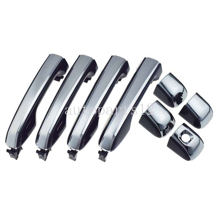 Set of 4 Exterior Door Handles Chrome FL FR RL RR For Lexus GX460 2010-2021