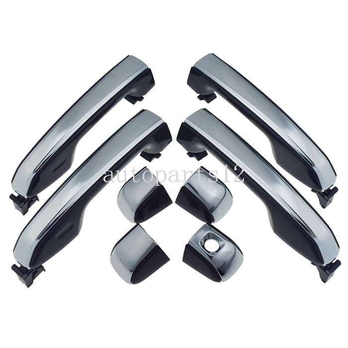 Set of 4 Exterior Door Handles Chrome FL FR RL RR For Lexus GX460 2010-2021