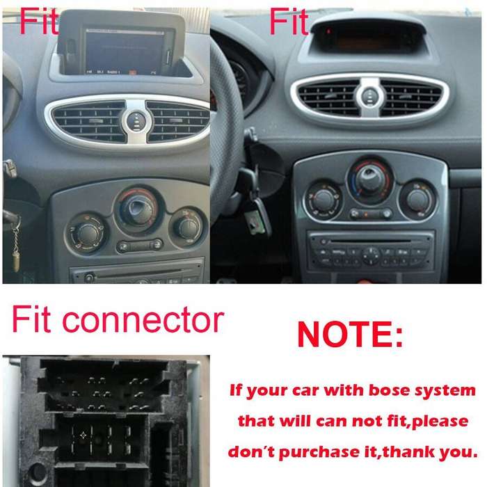 9" Android 12 GPS Navigation DAB Wifi Autoradio DSP For Renault Clio 3 2005-2014