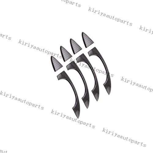 For Volkswagen Taos 21-23 ABS Carbon Fiber Exterior Side Door Handle Cover Trim