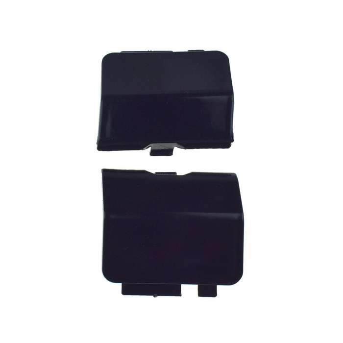 Rear Left &amp; Right Bumper Tow Hook Cover Cap Black Pair For Mazda 6 2013-2018