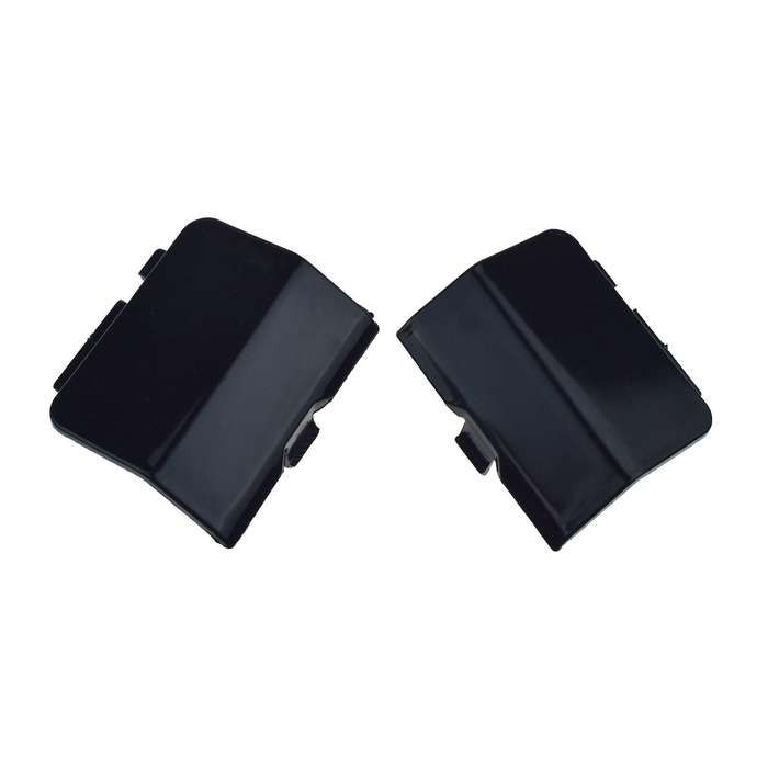 Rear Left &amp; Right Bumper Tow Hook Cover Cap Black Pair For Mazda 6 2013-2018