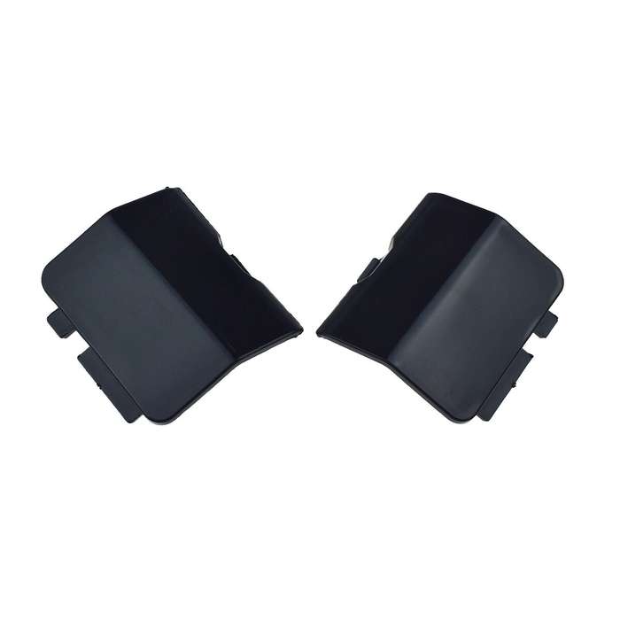 Rear Left &amp; Right Bumper Tow Hook Cover Cap Black Pair For Mazda 6 2013-2018