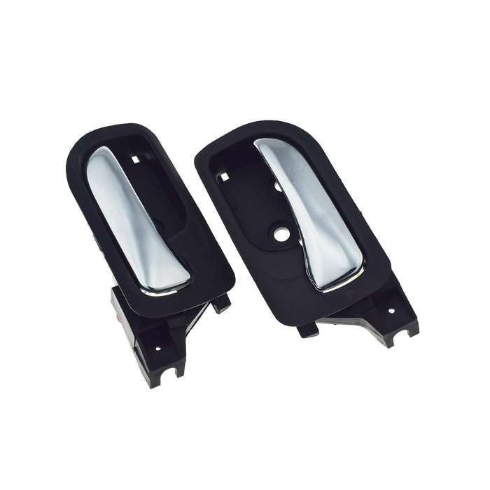 Rear Left &amp; Right Interior Door Handles Chrome Pair For Honda Accord 2003-2007