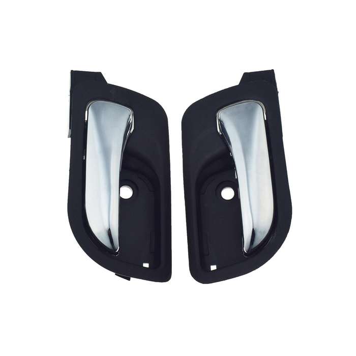 Rear Left &amp; Right Interior Door Handles Chrome Pair For Honda Accord 2003-2007