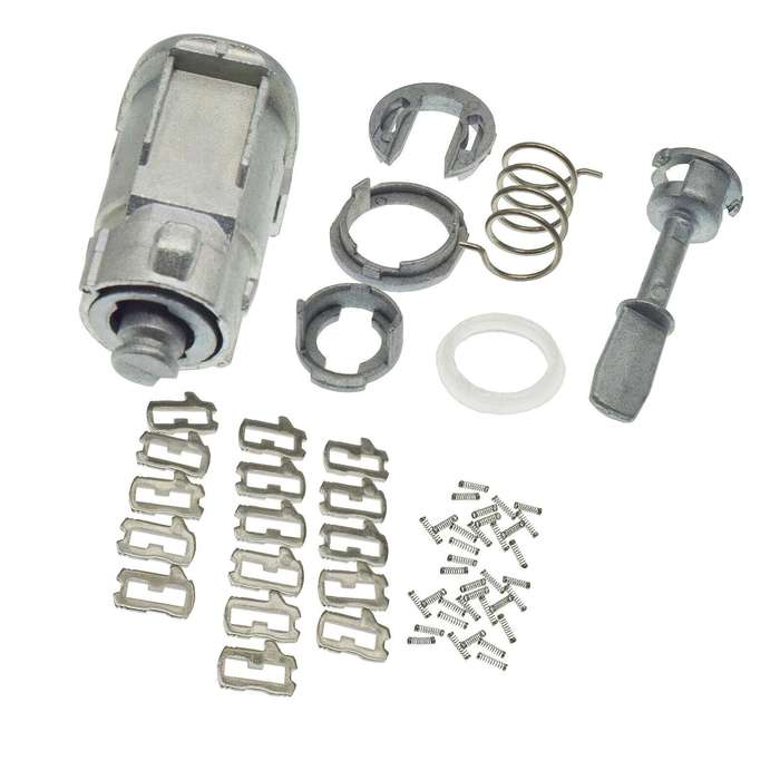 Left Side Door Lock Cylinder Repair Kit 604837167 For VW Golf Jetta 1997-2005