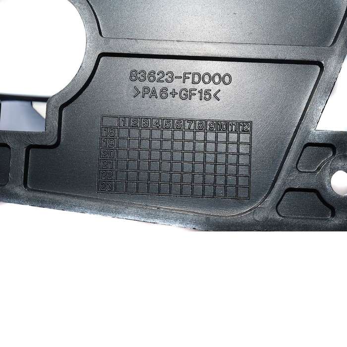 Chrome Inside Door Handle Rear Right For 09-12 Hyundai Elantra 2.0L 83610-2L010