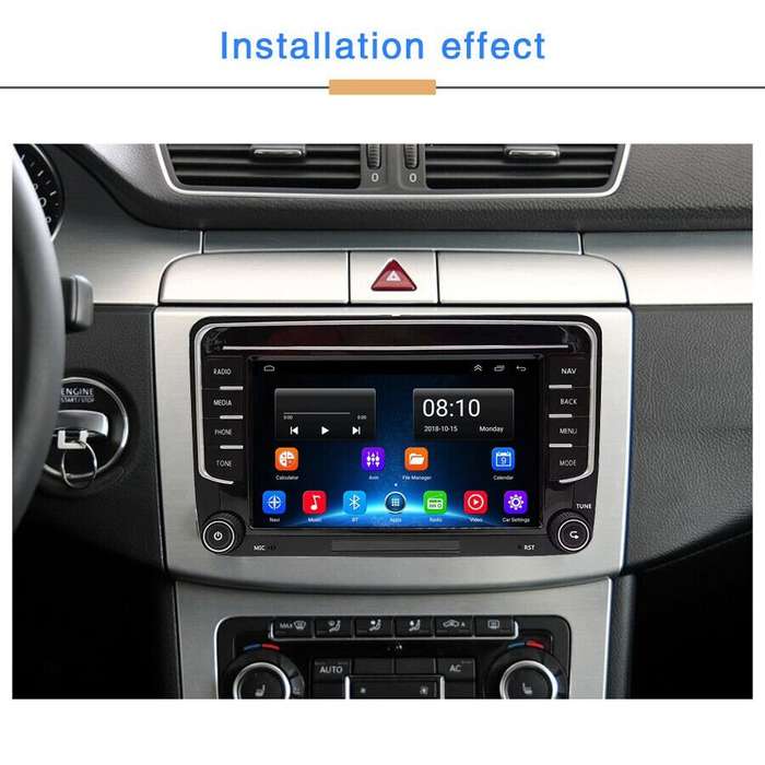 7"Double Din Android 12 Car Stereo Radio GPS SatNav DAB+for VW Golf MK5 MK6 Polo