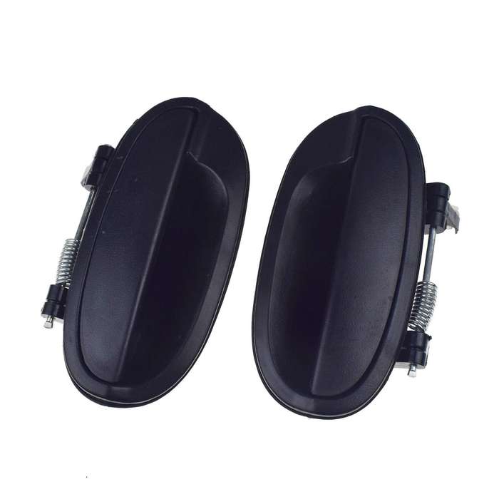 Rear Left &amp; Right Exterior Door Handles Pair For Daewoo Matiz Chevy Spark 06-09