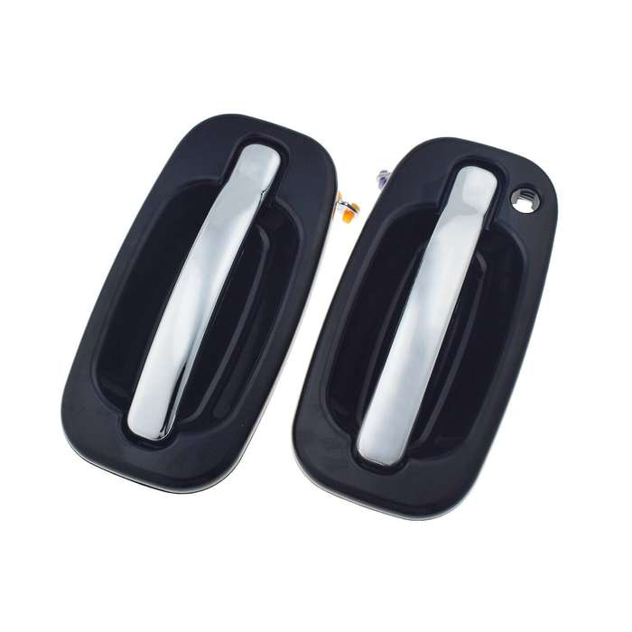 Front Left &amp; Right Exterior Door Handles For Chevy Silverado GMC Sierra Cadillac