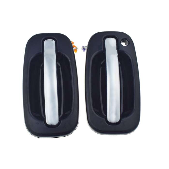 Front Left &amp; Right Exterior Door Handles For Chevy Silverado GMC Sierra Cadillac