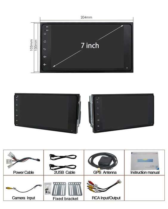 Android 12 Car Stereo DAB Radio DSP GPS SatNav For Toyota Avensis Verso Fortuner