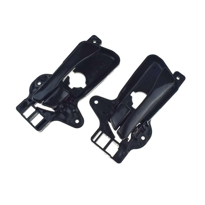 Rear Left &amp; Right Interior Door Handles Black Pair For Hyundai Elantra 2009-2012